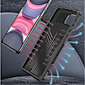 Pikkukuva 3 / 4: IPhone 11:lle Kone Armor Warrior Iskunkestävä PC + TPU Suojakotelo
