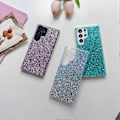 Miniatyrbillede 2 af 5: Glitter Sequins Epoxy TPU mobiltelefoncover til Samsung Galaxy A14 5G