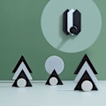 Miniatyrbillede 2 af 4: 2 stk. nordisk stil jernkunst geometrisk krog uden mærker