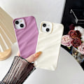 Miniatyrbillede 5 af 5: Caseative etui til iPhone 13, vandbølgemønster krøllet bølgeform blød kompatibel med iPhone etui (iPhone 13, hvid)