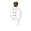 Miniatyrbild 2 av 5: Reseförbar trådlös magnetisk USB-laddningsbas för smartwatch white
