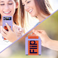 Miniatyrbild 6 av 6: Silikonfodral med stativ för Samsung Galaxy Z Flip 3 blue