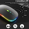 Pikkukuva 3 / 4: Bluetooth-kaksoistila langaton hiiri, lataus, äänetön