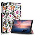 Miniatyrbillede 1 af 5: butterfly styleCover til Samsung Galaxy Tab A7 lite 8.7\" Slankt beskyttelsescover med stativ og automatisk Sleep/Wake A7 Tablet Magnetisk Folio Cover