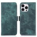 Retro Plånboksfodral för iPhone 15 Pro Max PU Läder Stötsäkert Ställ
