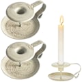 Miniatyrbilde 1 av 5: 2 stk vintage lysestaker, metall lysestake, Chambert