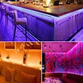 Miniatyrbillede 2 af 2: 10M LED-stribe, RGB farveændrende LED-stribe, 44-tasters stribe