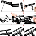 Miniatyrbilde 6 av 6: Portable MTB-styreforlengere for barn, sykkelutstyr