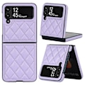 Miniatyrbillede 2 af 5: Rombeformet foldbart telefoncover til Samsung Galaxy Z Flip4 til Samsung Galaxy Z Flip4