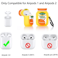 Miniatyrbillede 2 af 5: Sødt beskyttelsesetui til 2./1. generations Airpods juice