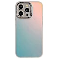 Miniatyrbillede 1 af 4: Laser Effekt Gradient Stødsikkert PC+TPU Telefoncover til iPhone 15 Pro