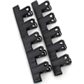 Miniatyrbillede 2 af 5: Pakke med 10 Sorte Store Bogstavklemmer Metal Klemmer, 62mm