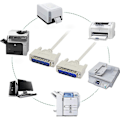 Miniatyrbillede 3 af 3: 1,5 m parallel Db25 han printerkabel tilslut en computer