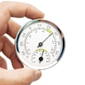 Miniatyrbilde 3 av 5: Mini Rundt Veggmontert Analog Termometer Hygrometer