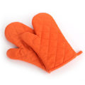 Miniatyrbillede 1 af 2: Varmebestandige Ovn Handsker Tykke Varmebestandige Ovn Handsker Gryde Stativ Ovn Handsker, Bomuld, 1 Par Orange
