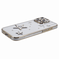 Pikkukuva 4 / 5: iPhone 15 Pro -kotelo 3D Bling -tähdet galvanointi TPU kirkas puhelinkotelo