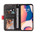 Miniatyrbillede 4 af 4: Læder telefoncover med syninger i farver til iPhone 14 Pro Max