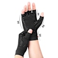 Miniatyrbillede 4 af 5: 1 par Arthritis-handsker, kobberindsprøjtede fingerløse handsker