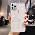 Pikkukuva 1 / 4: ForFor iPhone 12 mini Kuu Tähti Kuori Glitter Epoksi TPU Puhelinkotelo