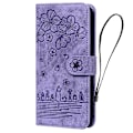 Miniatyrbillede 2 af 5: Sakura Kat Læder Etui til iPhone 15 Plus