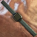 Pikkukuva 5 / 7: Nahkaranneke Apple Watch Band 45mm 41mm 44mm 40mm Alkuperäinen Magneettinen Loop Link -ranneke iWatch Ultar2 49mm 9 8 7 6 SE 3 42mm Viininpunainen Wine red