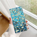 Miniatyrbillede 5 af 5: Kompatibel til iPhone 16 Pro Cover 3D Mønster Print Læder Wallet Flip Telefon Cover