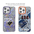 Miniatyrbillede 2 af 4: Mutural Modern Series printet telefoncover med print af printkort til iPhone 14 Pro Max