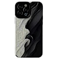 Miniatyrbild 1 av 5: Skal för iPhone 16 Pro Max, unik vågdesign PU-läder + TPU-telefonskal