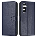 Pikkukuva 1 / 5: Samsung Galaxy A16 5G A16 4G lompakkokotelo nahkainen jalustalla ja hihnalla - Sininen