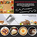 Miniatyrbild 2 av 5: Degkrokar för Handmixer Ersättning för Handmixer Degkrokar KHM512, Degkrokar i Rostfritt Stål