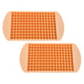 2 st mini-isbitstråg Hemma DIY Isbitform Silikonform orange