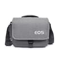 DSLR Kameraväska Crossbody Multifunktionell Kit Utomhus Handbagage Ljusgrå Medium Light gray medium