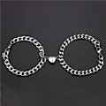 Miniatyrbillede 1 af 4: 2 stk. Magnetiske pararmbånd Matchende hjertearmbånd