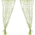 Miniatyrbilde 1 av 5: Blomstrete, transparente dekorative gardiner for soverom og stue