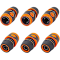 Miniatyrbillede 1 af 2: 6 stk. Slangekobling Kobling 1/2 \" Haveredskaber Slanger Vandhane