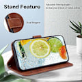 Miniatyrbilde 5 av 5: For iPhone 15 Dobbel 8-formet preget skinnetui