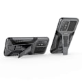 Miniatyrbillede 4 af 4: Til OPPO F19 Pro+ 5G War Chariot Series Armor All-inclusive Stødsikkert PC + TPU Beskyttelsesetui med Usynlig Holder