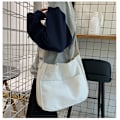 Miniatyrbillede 5 af 7: Canvas Taske Mode Messenger Taske Studenter Skuldertaske white