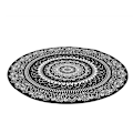 Pikkukuva 4 / 5: Mandala-kukallinen pyöreä matto huoneen matto liukastumaton lattiamatto