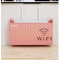 Miniatyrbillede 3 af 4: Wifi Router Hylde Organizer Vægmontering Set Top Box pink
