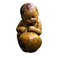 Miniatyrbillede 1 af 2: 2 stk. Snegle Baby Dukke Harpiks Statue Hjemme Haveindretning Udendørs