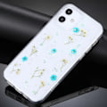 Miniatyrbillede 2 af 4: TPU-beskyttelsesetui med gipsurtblomstermønster til iPhone 12 mini