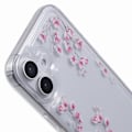 Miniatyrbillede 5 af 5: TPU-etui med blomsterprint og luftdæmpningsdesign til iPhone 16 Plus