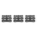 Miniatyrbilde 4 av 5: 1/2/3 Aluminium Standard 1 Kuleklemme for Undervannsdykking rød 7,01 x 4,50 cm [GKS] red 2.76 x 1.77 Inch 2Set