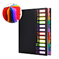 Miniatyrbild 5 av 7: Projektmapp A4 arrangör arrangör 12 fack skrivbordsmapp KLB