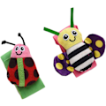 Miniatyrbild 8 av 8: Handledsskallror för bebisar, skallstrumpor, handledsskallra set 【GKS】