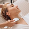Miniatyrbilde 4 av 5: Gua Sha rustfritt stål Gua Sha massasjeverktøy Gua Sha skrape Grade Fascia verktøy for å gni Gua Sha ansiktsmassasjerulle for skjønnhet