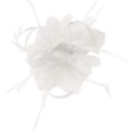 Miniatyrbild 1 av 5: Fascinerare för Kvinnor Bröllop Fascinerare Hatt Blomma Nät Fjäder Hårband QB-Vit