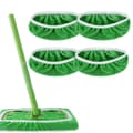 Swiffer Moppe Erstatningsklud Absorberende Svamp Husholdnings Våd & Tør Spin Moppe Klud Grøn Green 4pcs