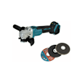 Pikkukuva 1 / 5: Akkukulmahiomakone 125 mm 18 V 4 nopeutta Makita-akulle + tarvikkeet (vain kone)